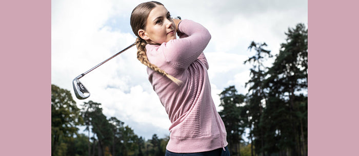 Women's thermal lined knitwear at GolfGarb