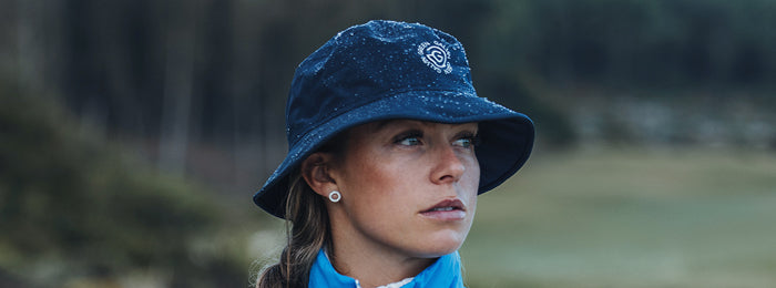Green Lamb Ladies Waterproof Golf Hat in Scuba Blue – GolfGarb