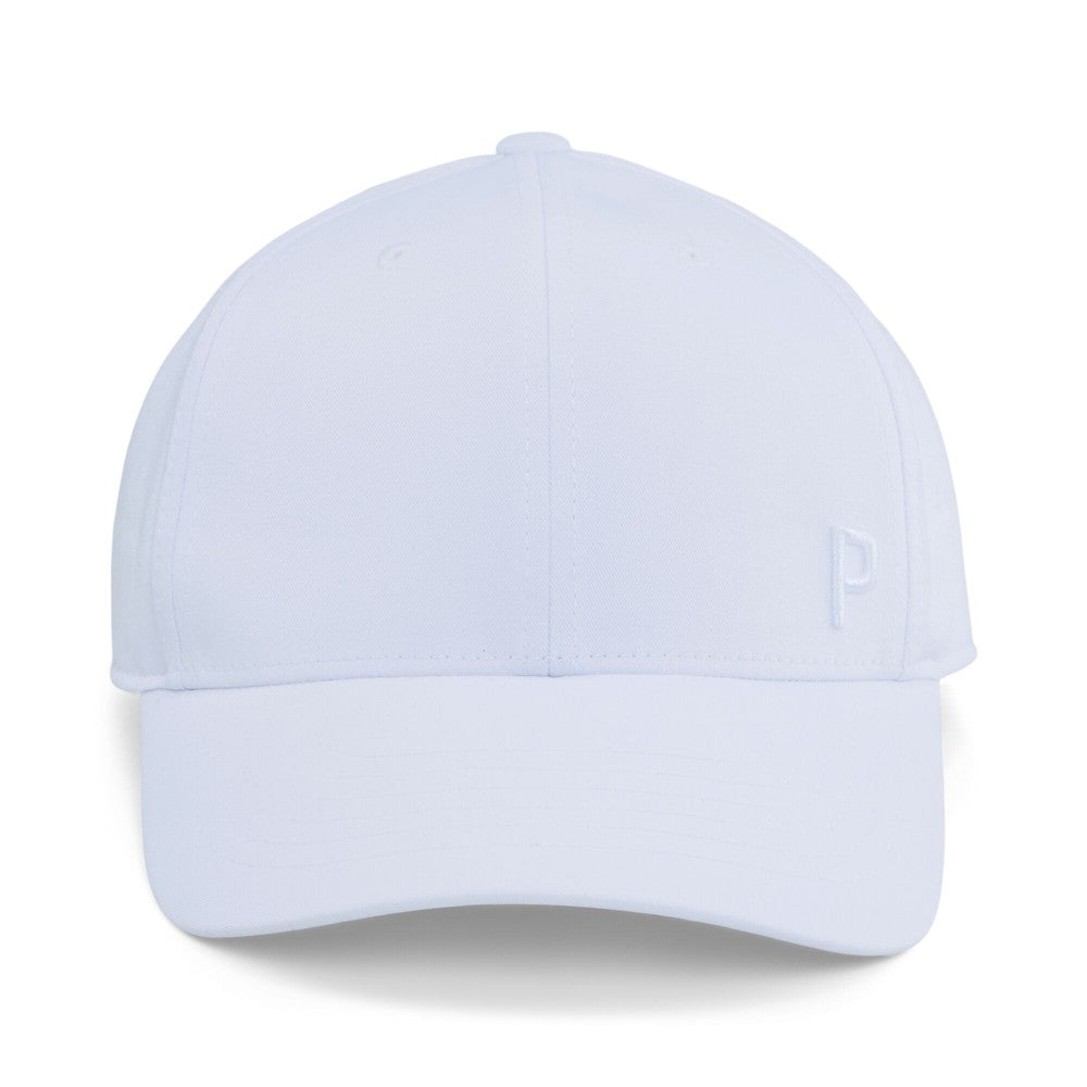 Puma Ladies Ladies Cap with P Logo in Bright White
