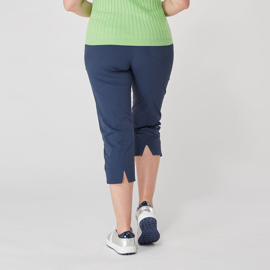 Swing Out Sister Ladies Navy Blazer Dri-Fit Soft-Stretch Capris