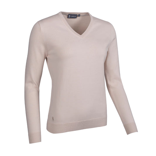 Glenmuir Women's Premium Cotton V-Neck Golf Sweater