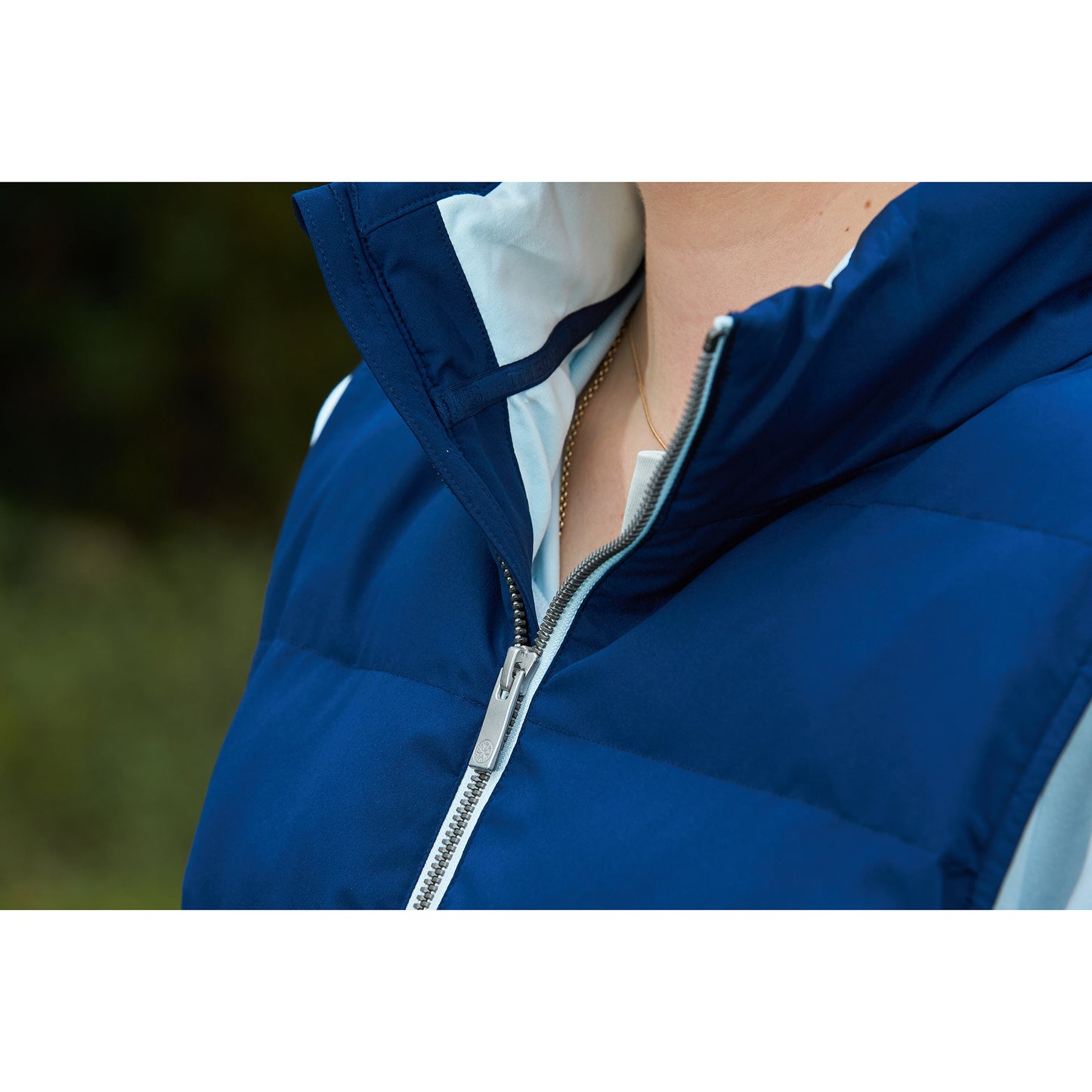 FootJoy Ladies Soft Shell Thermal Insulated Gilet in Navy