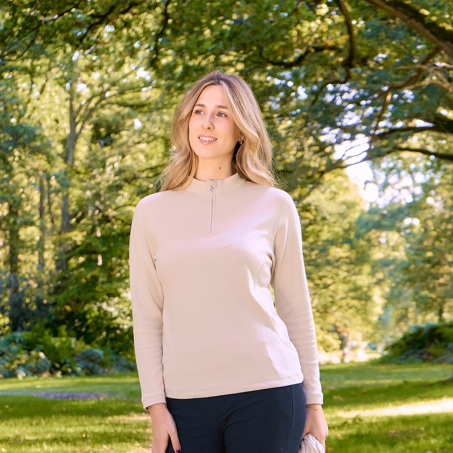 Pure Golf Ladies Super Soft 1/4 Zip Fleece