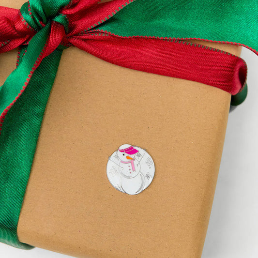 Christmas Snowman Golf Ball Marker