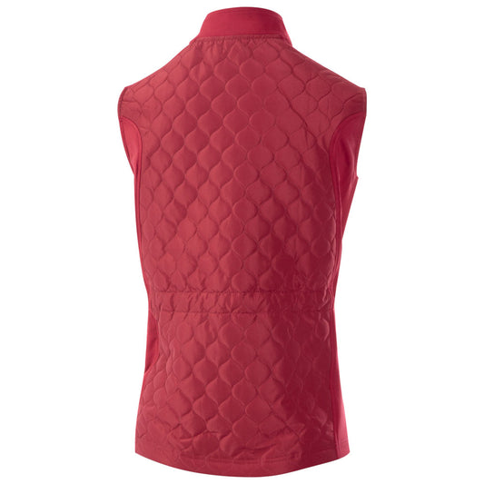 Island Green Ladies Padded Golf Gilet in Dark Pink - Last One Small Only Left