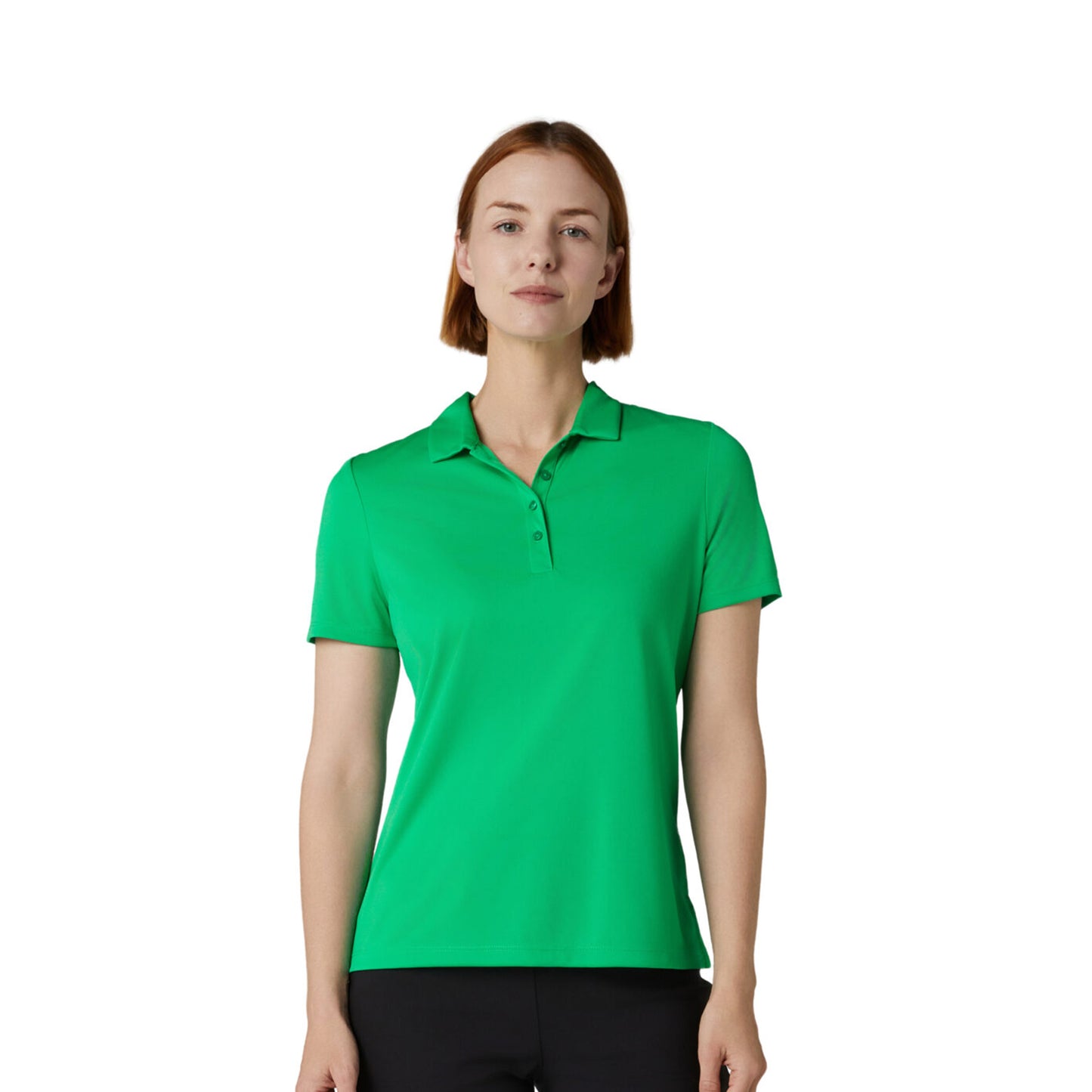 Callaway Ladies Holly Green Short Sleeve Polo with UV Block Protection