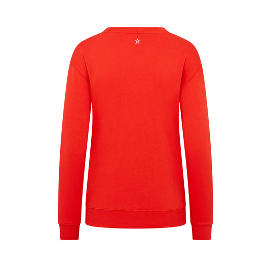 Swing Out Sister Ladies Mandarin Embossed Golf Sweatshirt