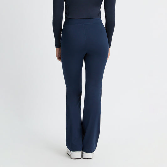 Rohnisch Ladies Navy Bootcut Trousers - Pull-On Comfort for Active Days on the Green & Beyond