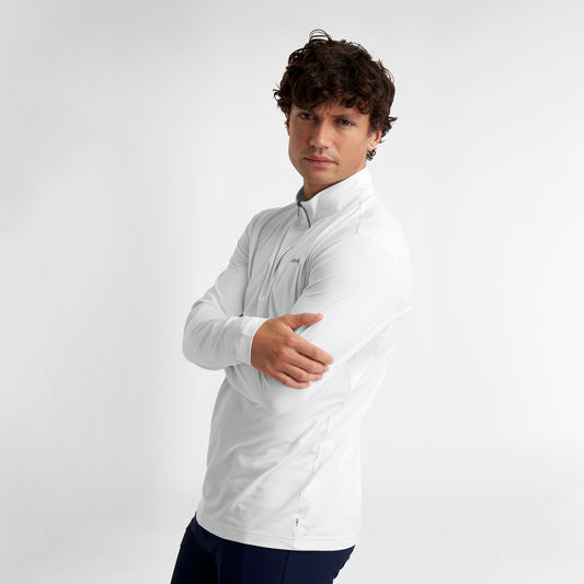 Calvin Klein Technical Zip-Neck Top