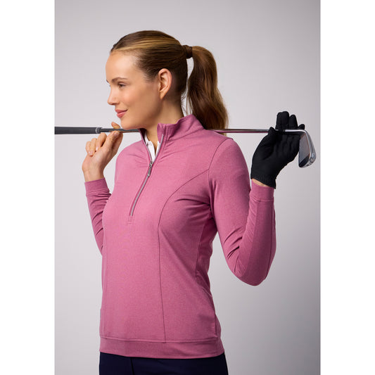 Glenmuir Ladies Lightweight Mid-Layer with Zip-Neck