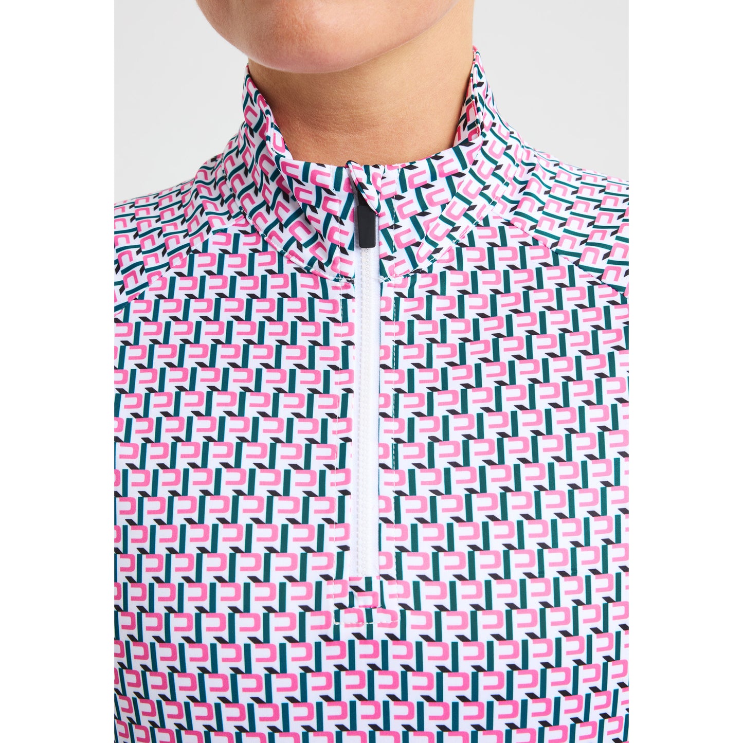 Rohnisch Ladies Lightweight Zip-Neck Top