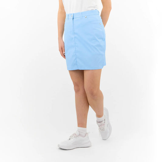 Pure Golf Ladies Stretch Skort in Pale Blue