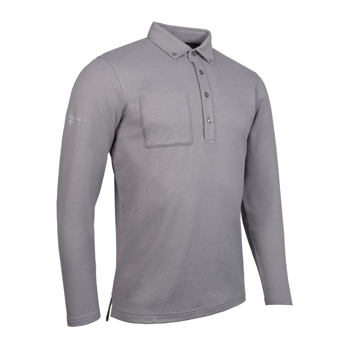 Glenmuir Mens Thermal Long-Sleeve Polo