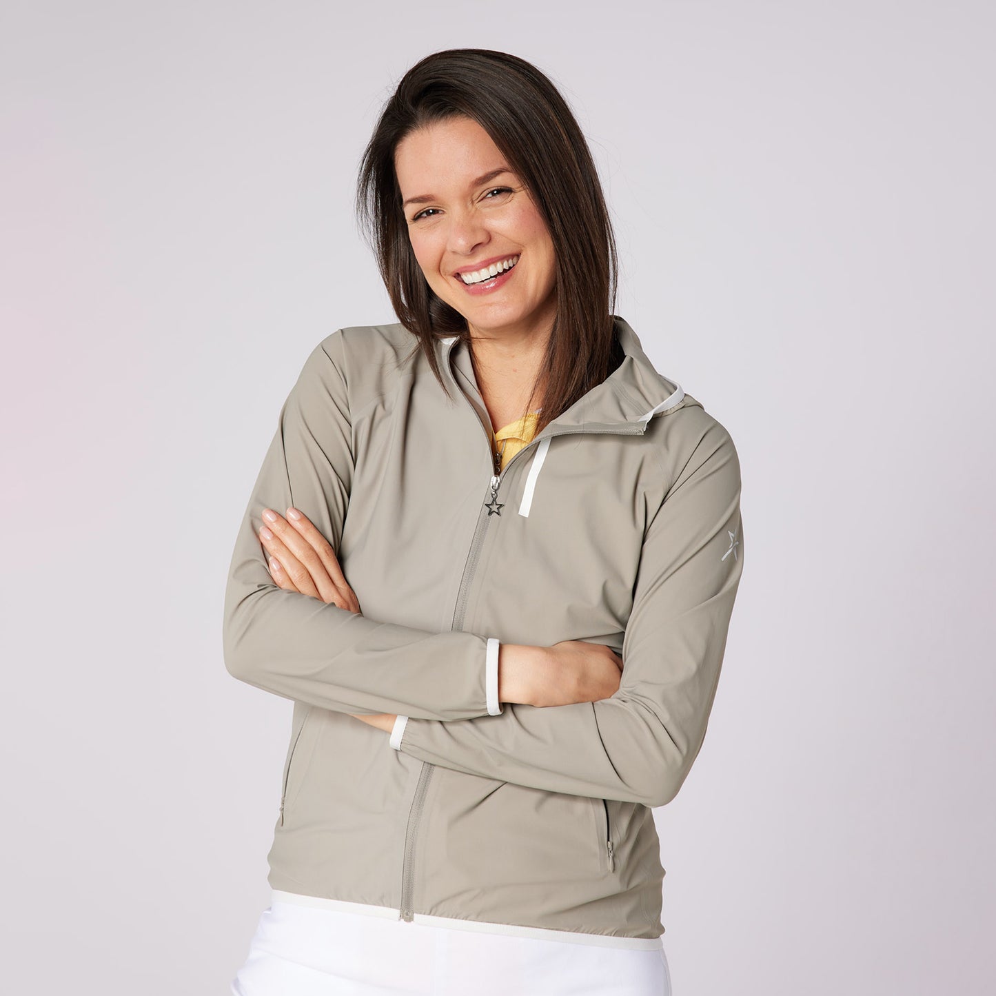 Swing Out Sister Ultra Lightweight Packable Jacket with Hood Perfect for Spring Showers