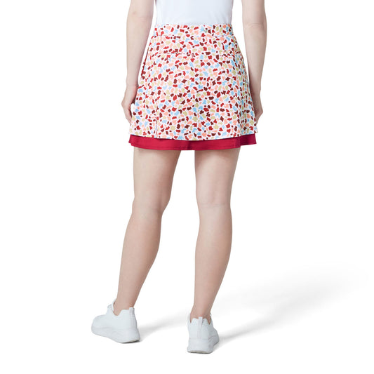 Callaway Ladies Double Layered Pull-On Print Skort - Last One Large Only Left