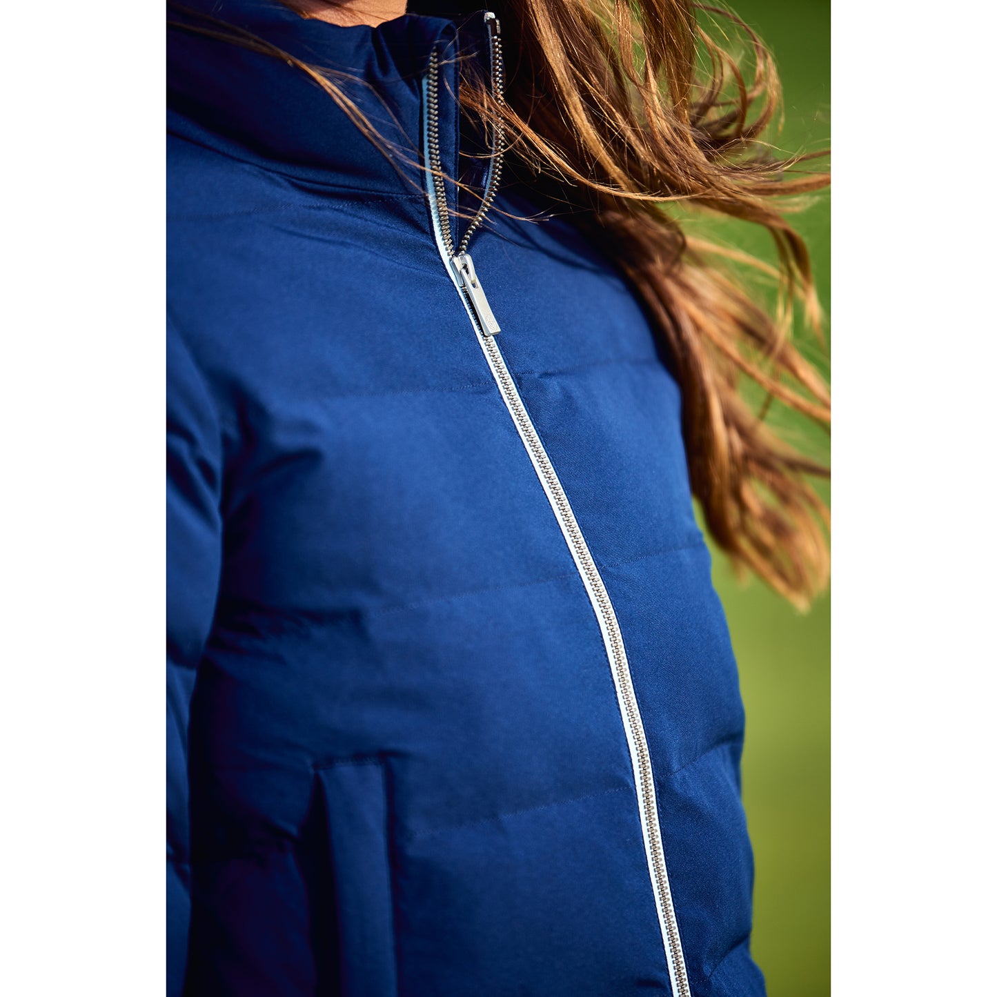 FootJoy Ladies Water Resistant Thermal Insulated Padded Jacket in Navy