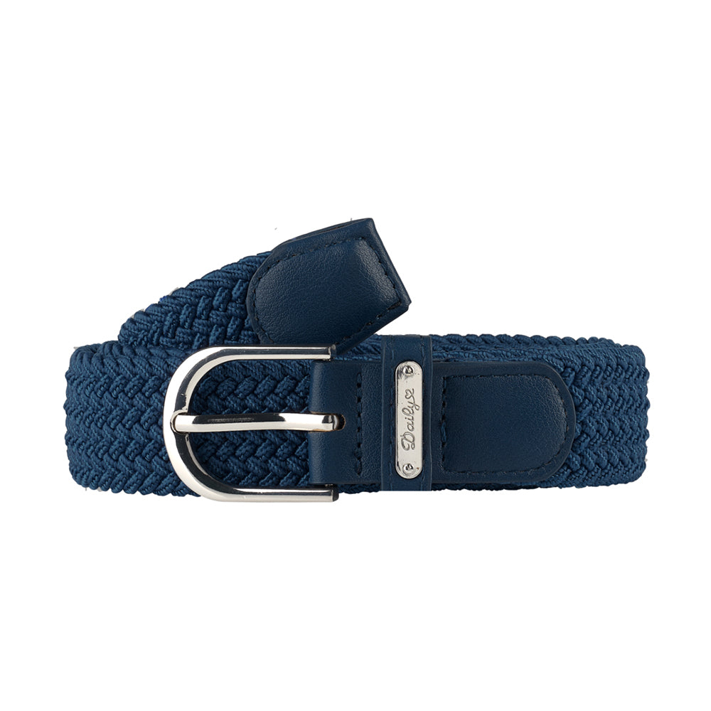 Daily Sports Ladies Braided Stretch Belt in Navy Blue