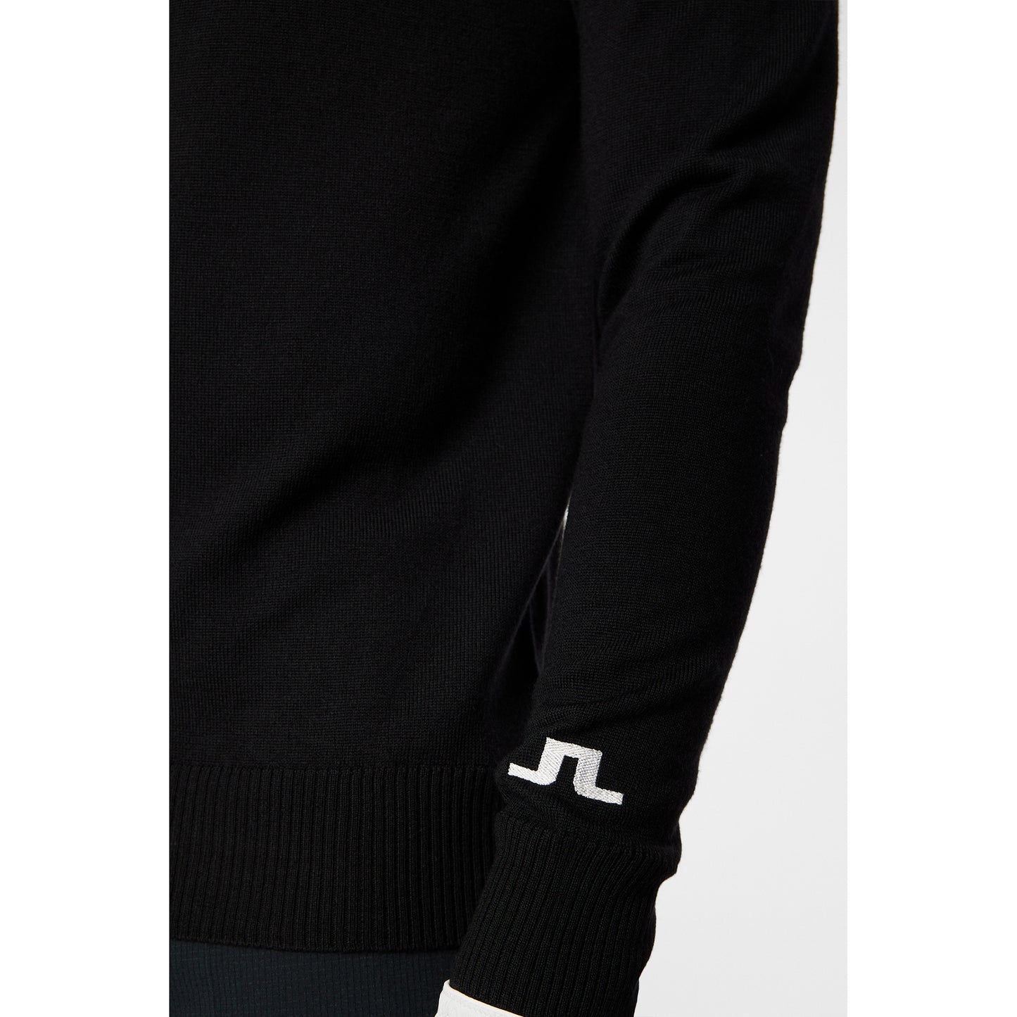 J.Lindeberg Mens Merino Zip-Neck Sweater