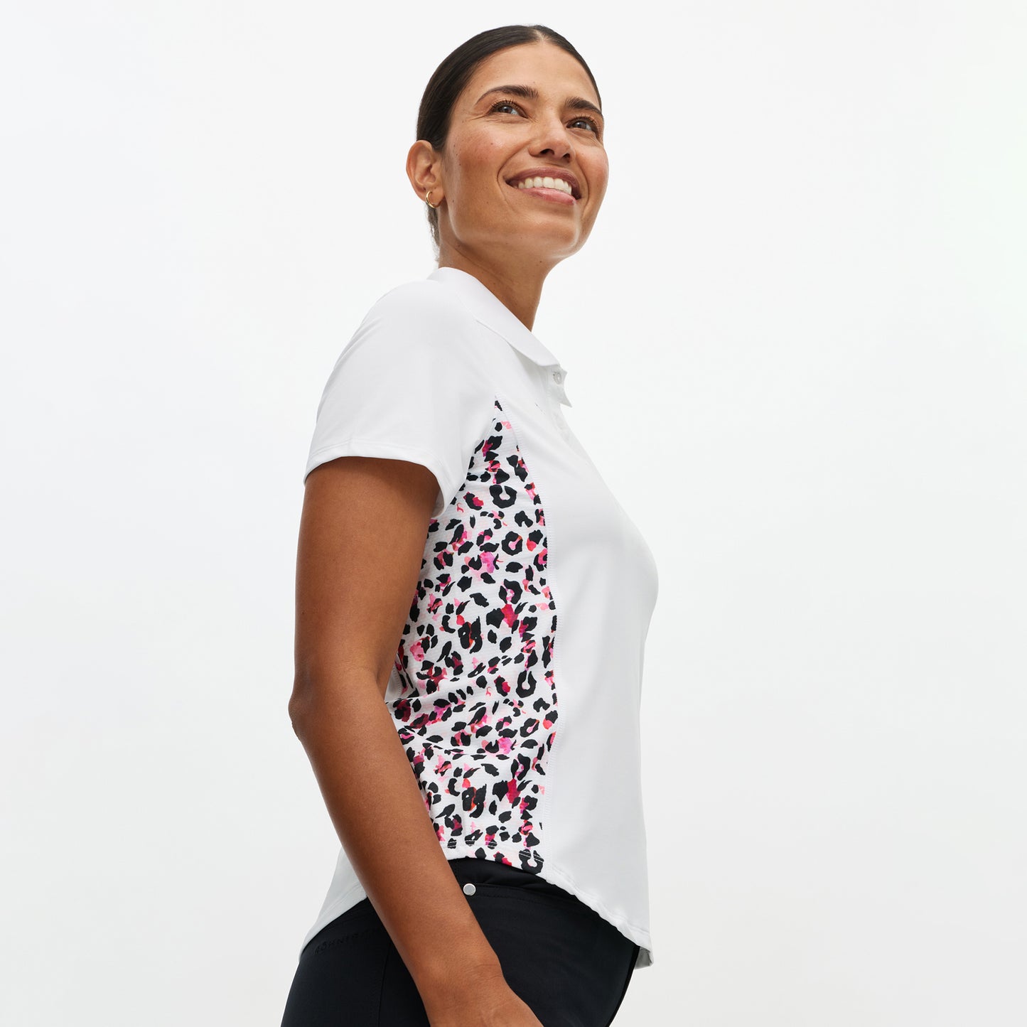 Rohnisch Women's Short Sleeve Polo - Elegant Stretch Comfort for On and Off the Course