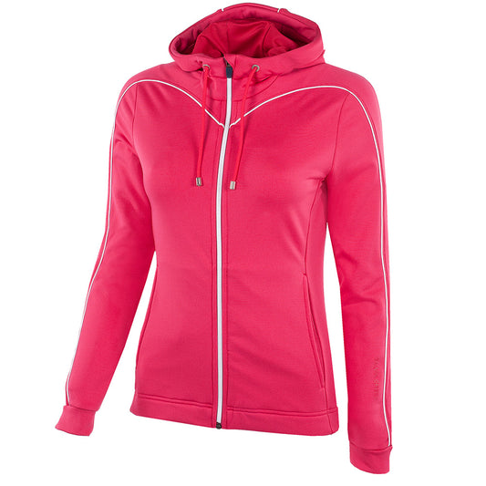 Galvin Green Ladies Full-Zip INSULA™ Jersey Jacket in Deep Pink