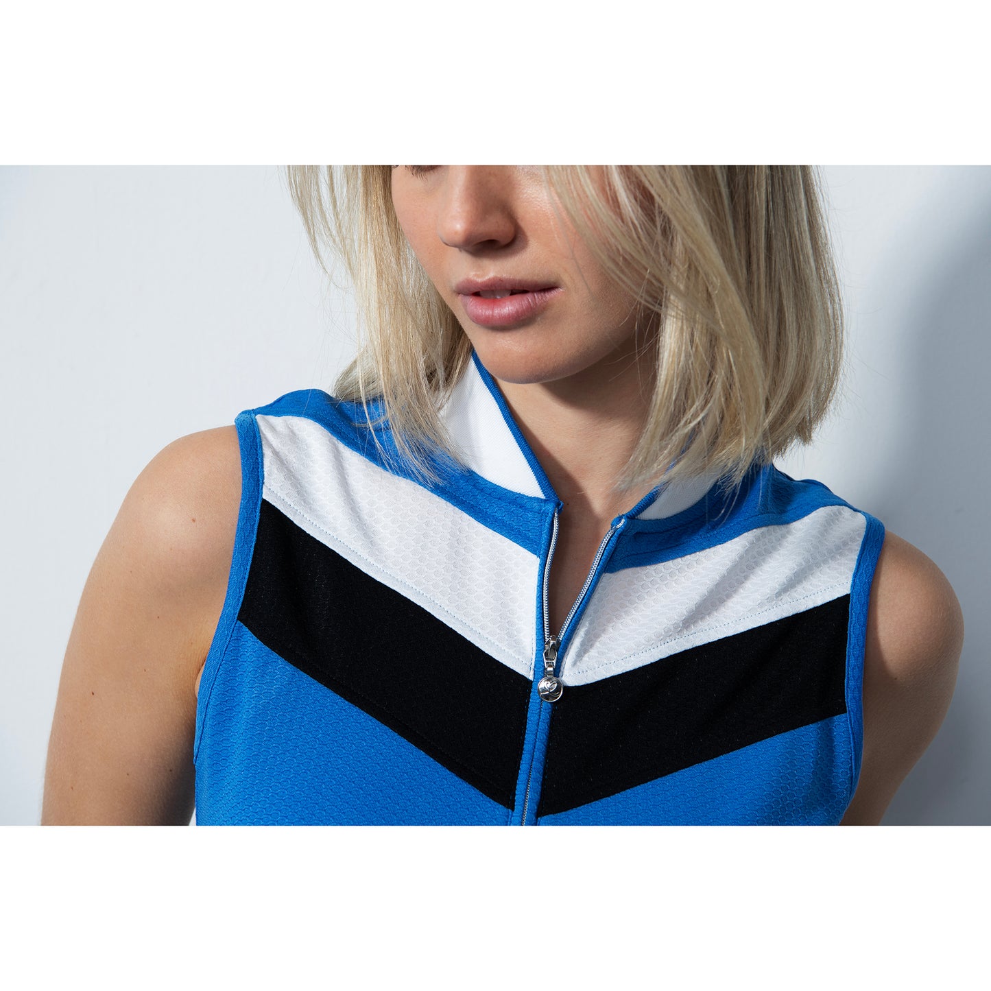 Daily Sports Ladies Honeycomb Sleeveless Polo Shirt - Last One Small Only Left