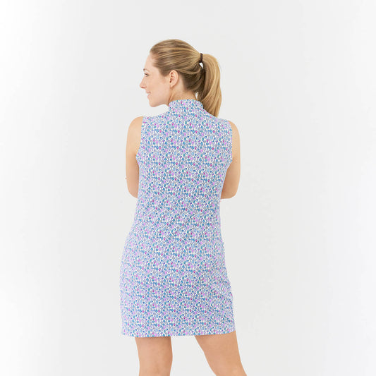 Pure Golf Cocktail Print Sleeveless Dress