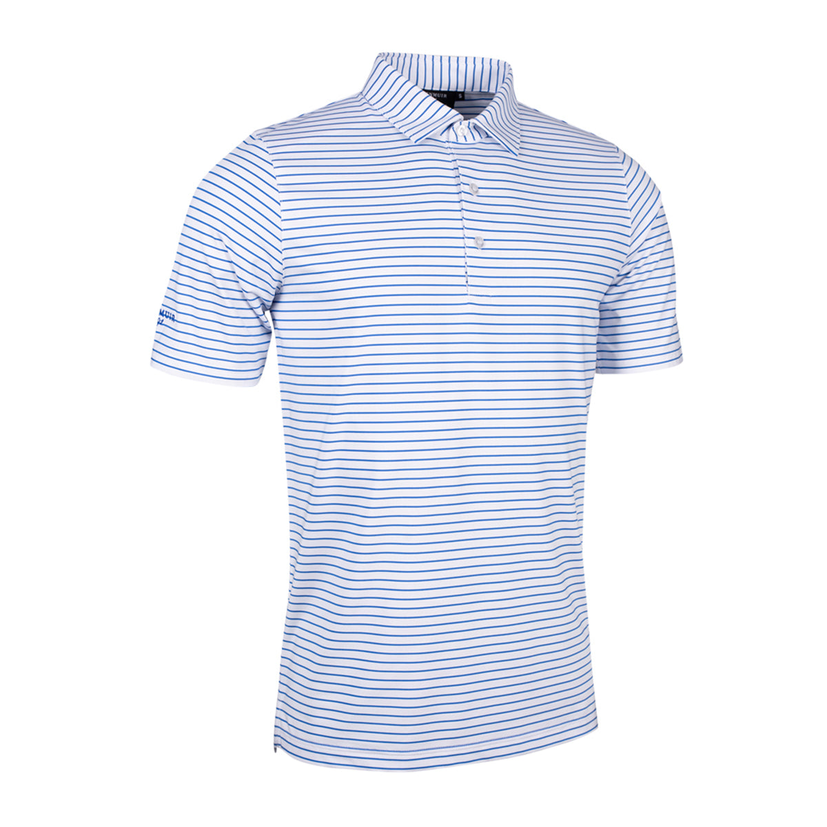 Glenmuir Mens Short Sleeve Striped Polo
