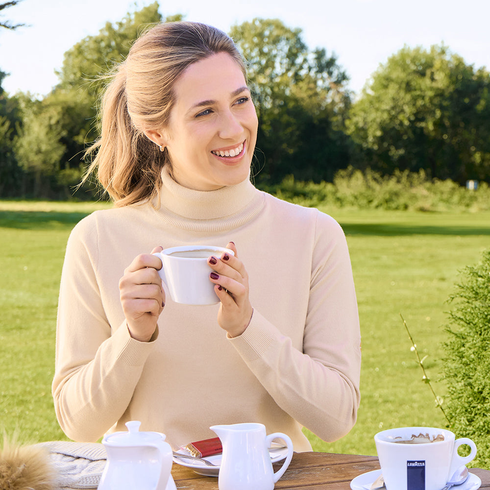 Pure Ladies Super Soft Fur Lined Roll Neck