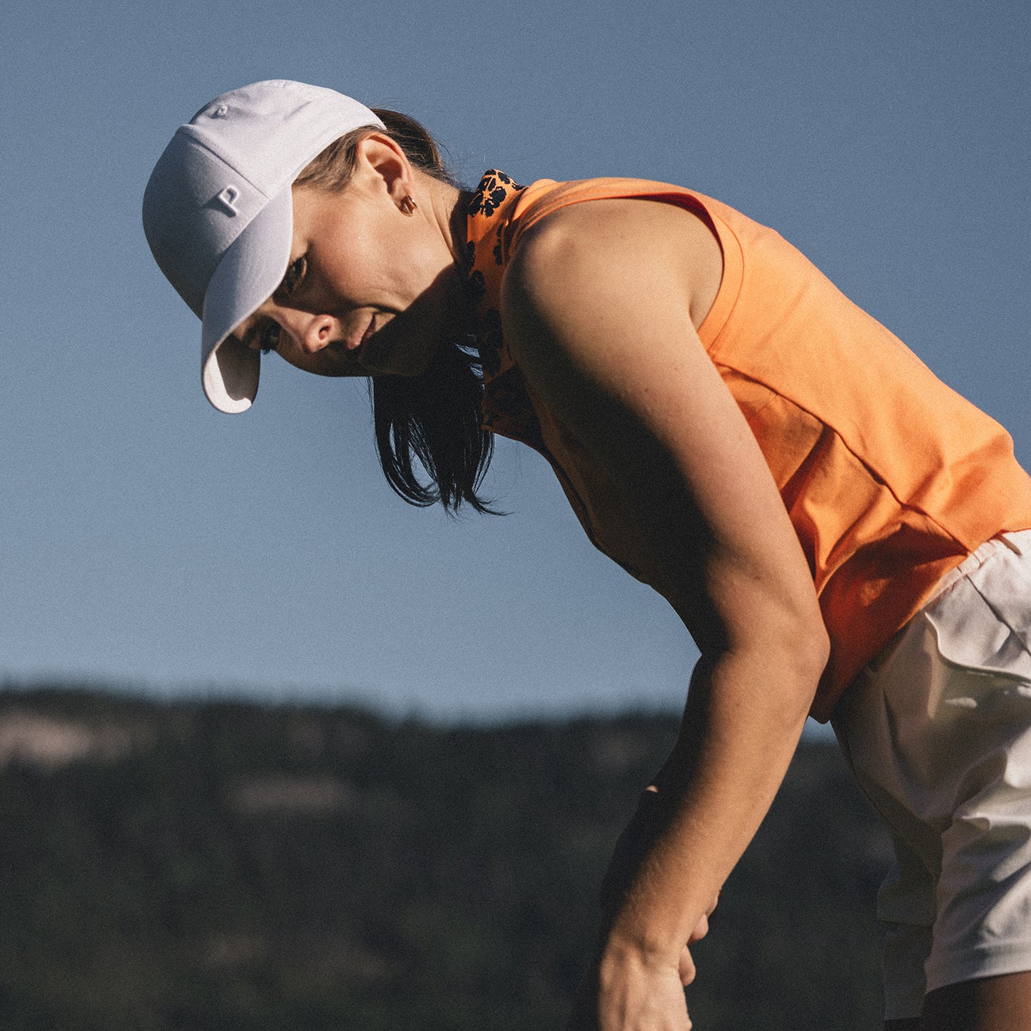 Puma Ladies Ladies Cap with P Logo in Bright White
