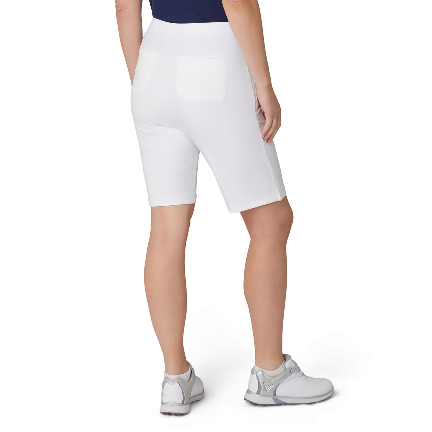 Callaway Ladies Lightweight Stretch Shorts with Pull-On Waistband for a Sleek Silhouette