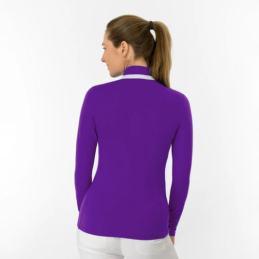 Pure Golf Ladies Mid-Layer Stretch Jacket with Full-Zip - Performance Stretch for Players Who Don’t Slow Down