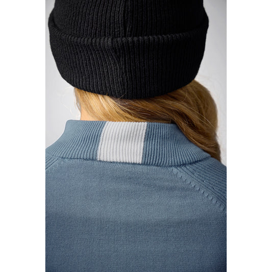 Sunderland Ladies Lined Cotton Sweater - Naturally Soft with Stylish Contrast Accents