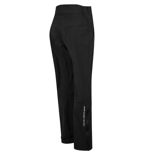 Galvin Green Ladies GORE-TEX Paclite Golf Trousers in Black - X Large Only Left