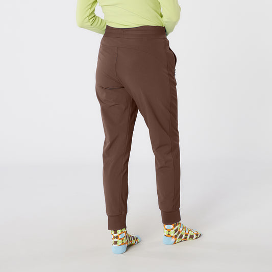 Swing Out Sister Ladies Wind & Water Resistant Pull-On Stretch Jogger