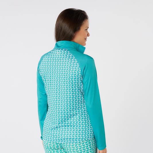 Swing Out Sister Micro Fleece Backed Top with Back Pattern