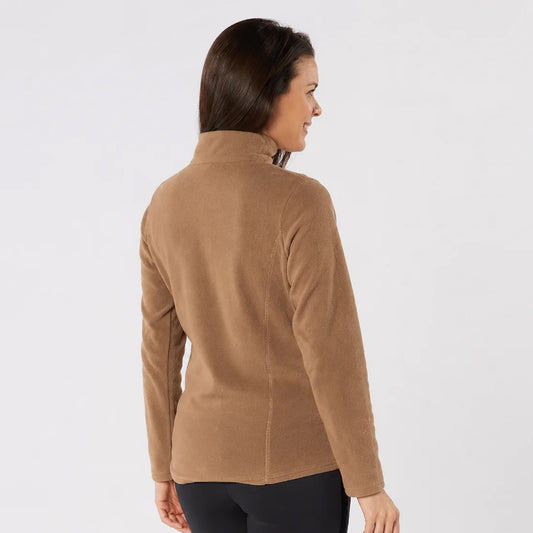Swing Out Sister Ultra-Soft 1/4 Zip Fleece with Silver Thread Contour Seams