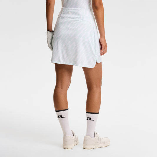 J.Lindeberg Ladies Pull-On Print Skort - Designed for Confident Movement
