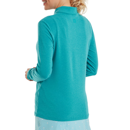FootJoy Ladies Soft-Stretch Top with Contemporary Collar - Ideal for Layering