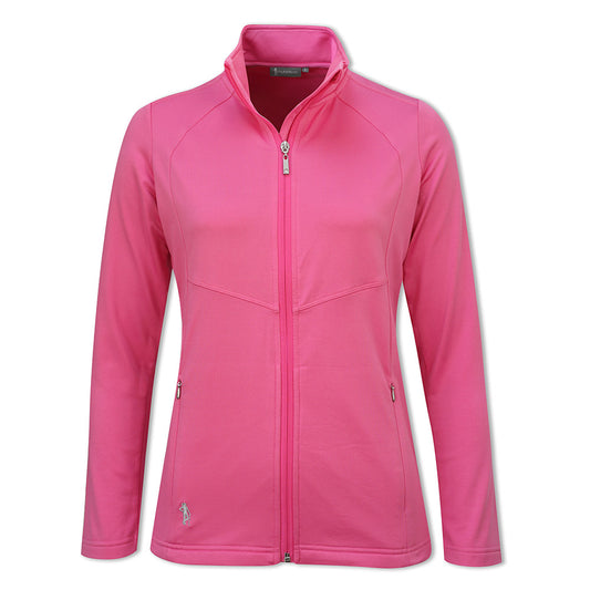 Glenmuir Ladies Thermal Water Repellent Mid-Layer Jacket in Hot Pink