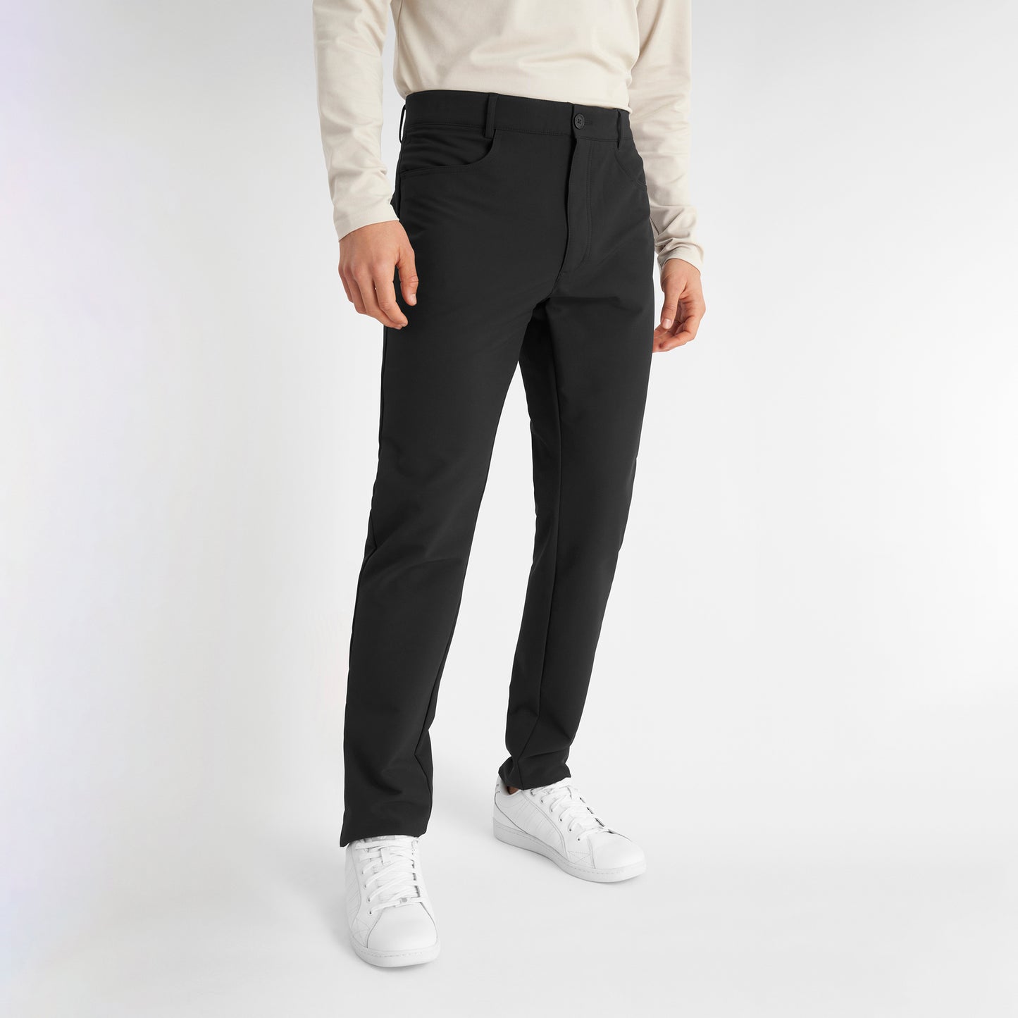 Calvin Klein Mens Black Water Resistant Thermal Trousers