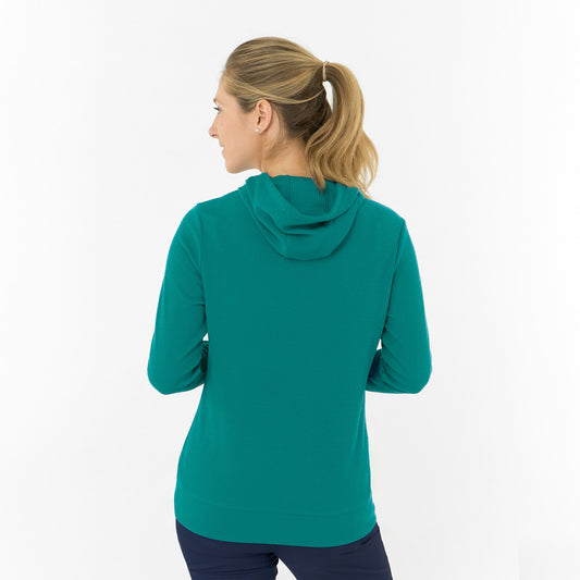 Pure Ladies Textured Fabric Hoodie