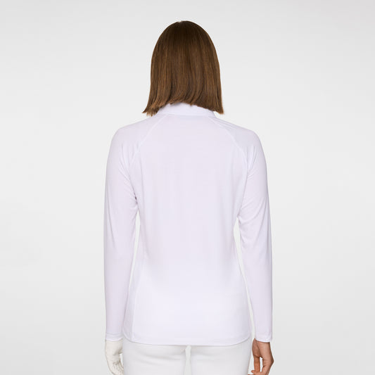 J.Lindeberg Ladies Soft Feel Long Sleeve Polo