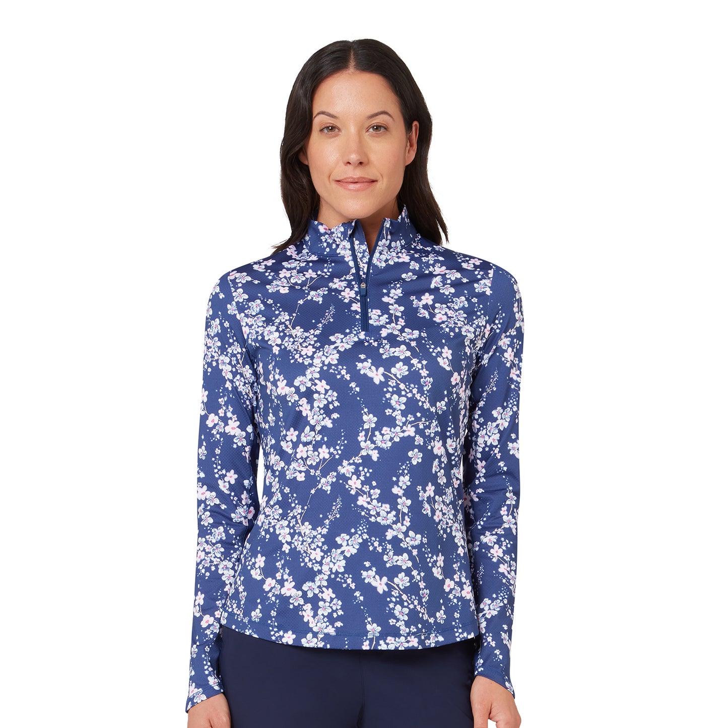 Callaway Women's Blossom Print Long Sleeve Top for Stylish Coverage and Everyday Performance