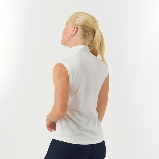 Pure Golf Ladies Sleeveless Mandarin Polo Shirt