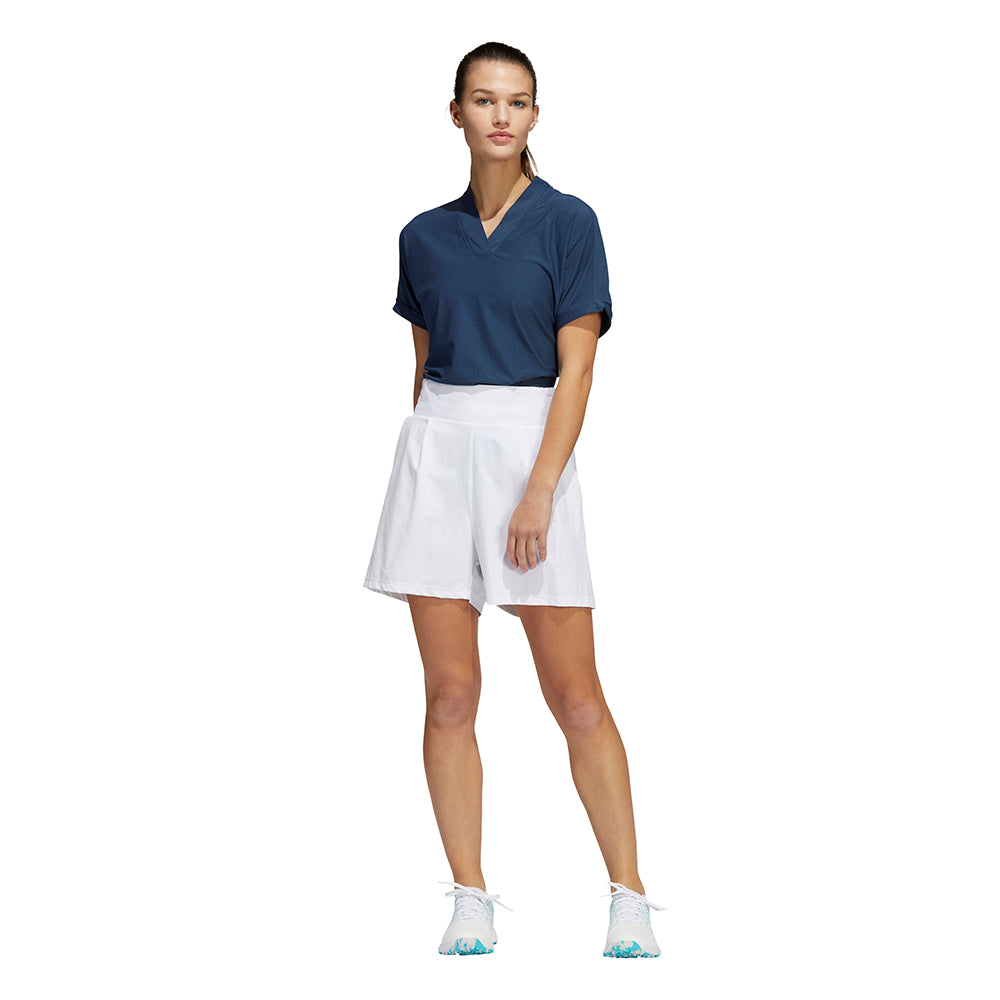 adidas Ladies Go-To Commuter Golf Short in White