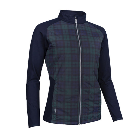 Glenmuir Ladies Thermal Hybrid Jacket with Tartan Print