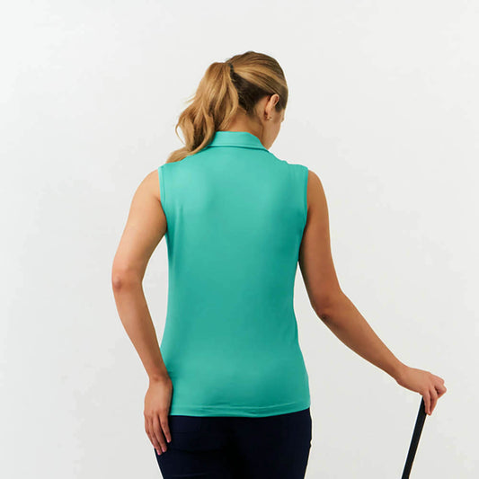 Pure Golf Ladies Silky Soft Sleeveless Polo