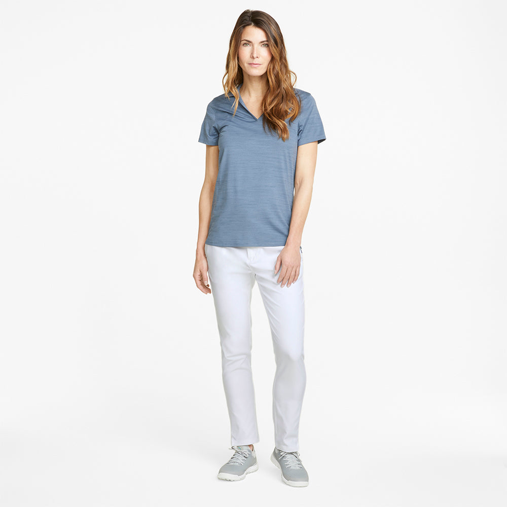 Puma Ladies Boardwalk 7/8 Golf Trousers in Bright White - Last Pair XXL Only Left