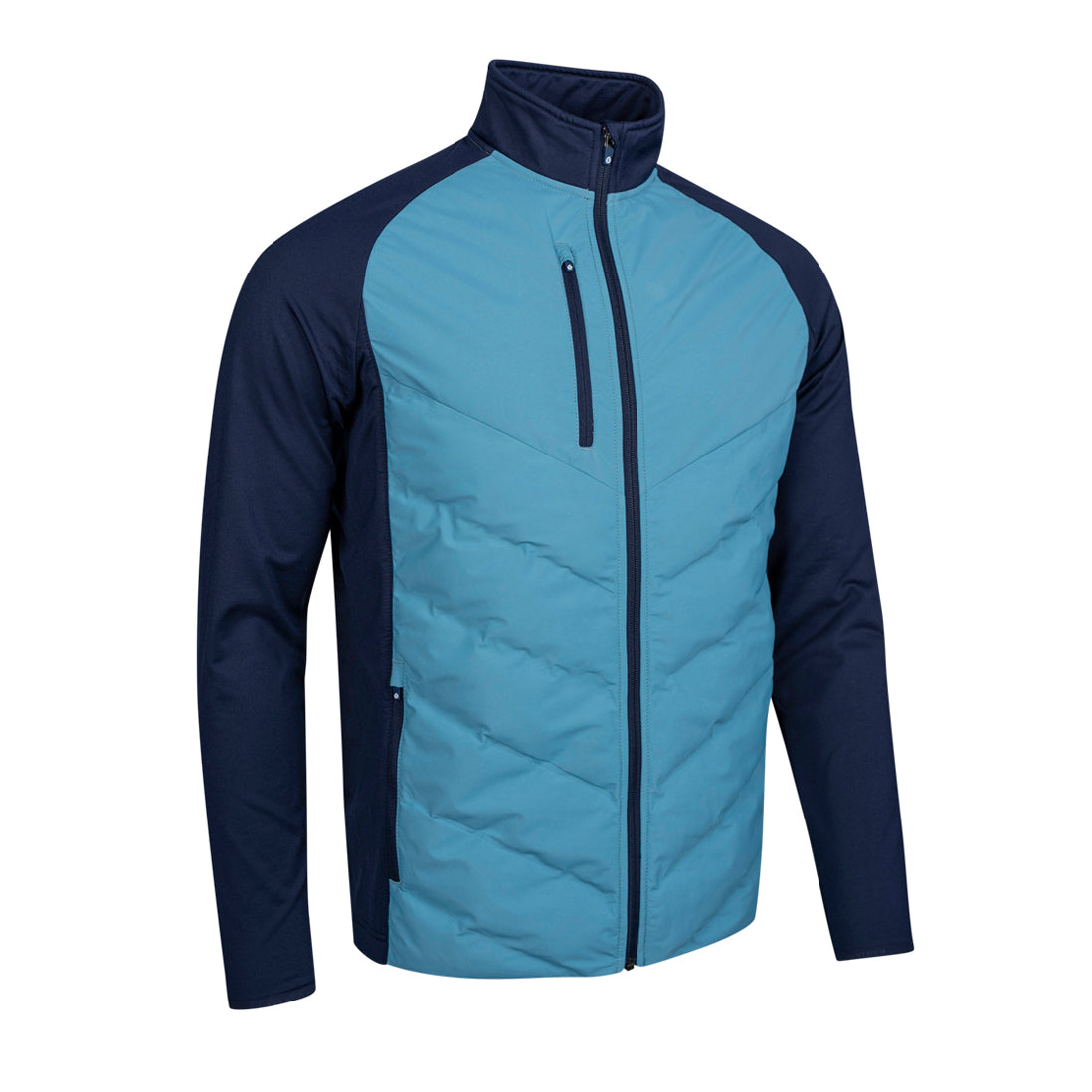 Sunderland Mens Thermal Hybrid Jacket with Water Repellent Finish