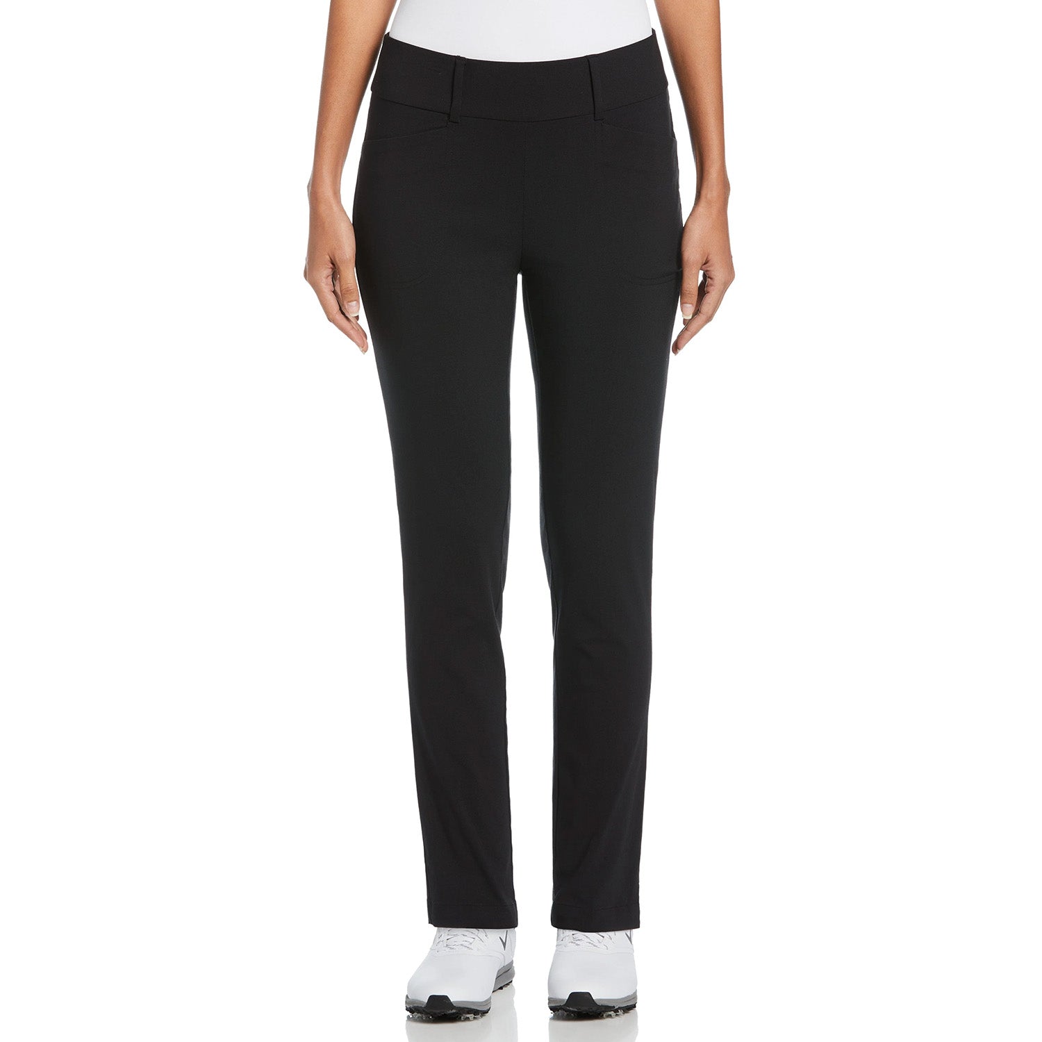 Callaway Ladies Truesculpt Caviar Black Pull-On Trousers – GolfGarb